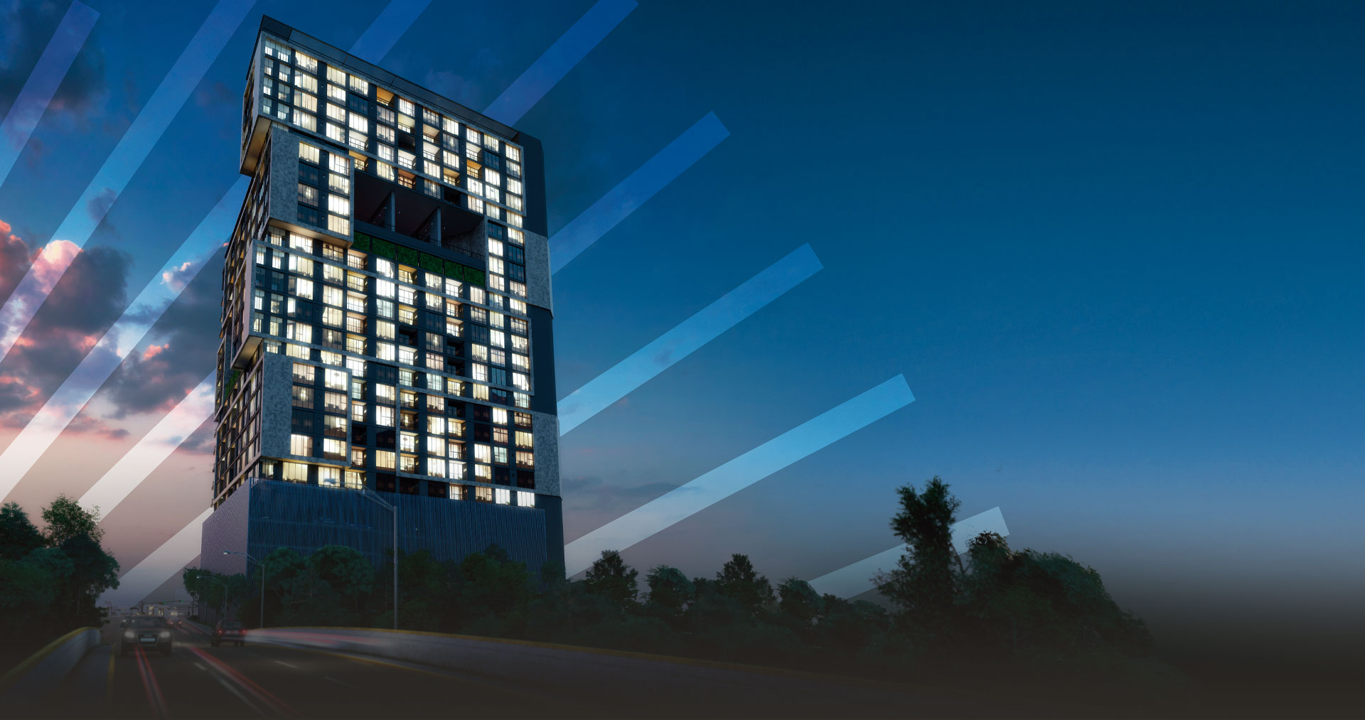 Torre Akira en construcción